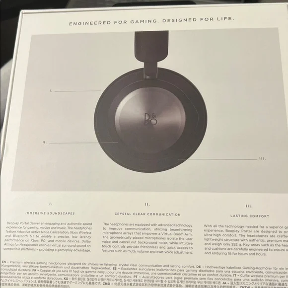 Bang & Olufsen wireless gaming Black Headphones - Picture 5 of 8